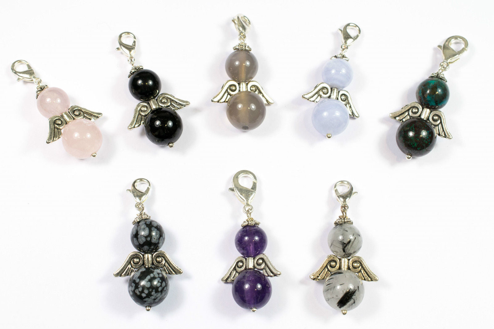 Schutzengel aus echten Edelsteinen